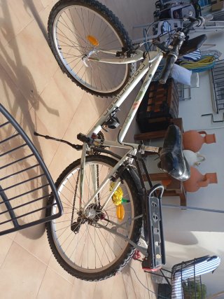Bicicleta de Montaña Rockrider Blanca