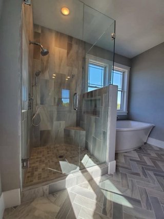Instalación de baño moderno