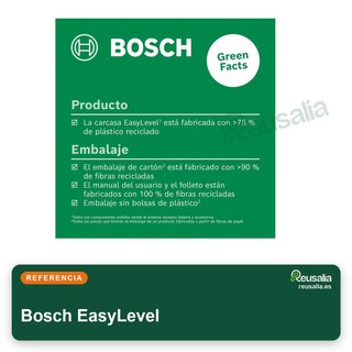 Bosch EasyLevel nivel láser burbuja precisión