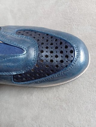 Zapatos Mujer Piel auténtica Plateados plataforma