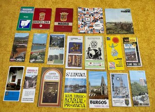 Lote 19 Mapas y Folletos Vintage España