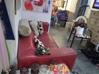 Sofá de 2 plazas rojo vino