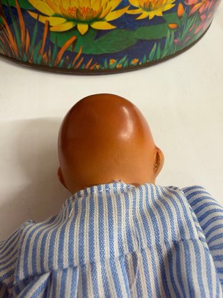 Muñeco Juanín antiguo de porcelana original años