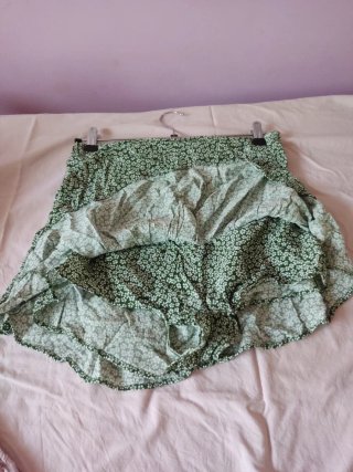 Falda pantalón estampada Mango