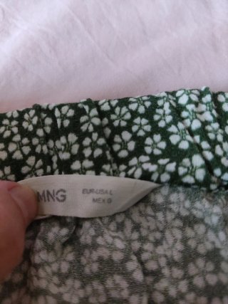 Falda pantalón estampada Mango