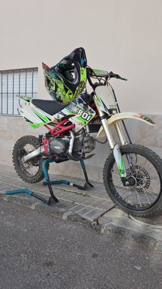 IMR 140 Motocross Verde y Blanco