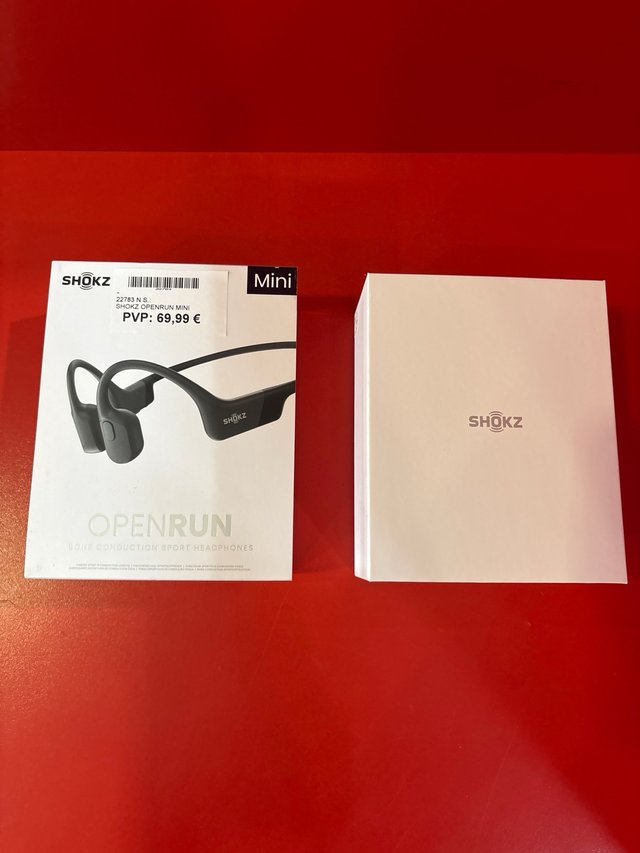 Auriculares Shokz OpenRun Mini sin uso