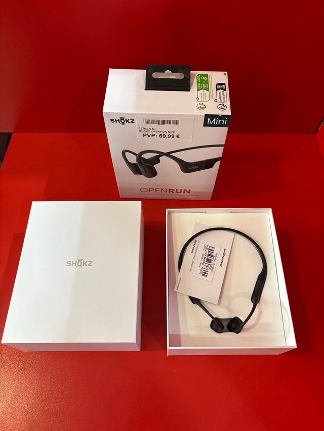 Auriculares Shokz OpenRun Mini sin uso