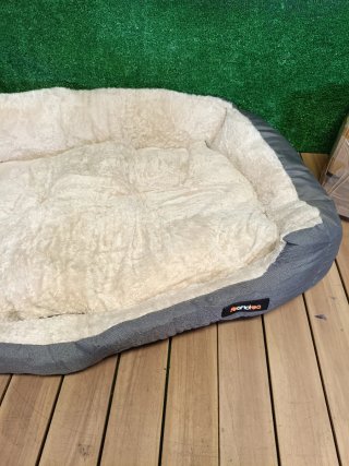 FEANDREA Cama para Perros Bordes Elevados 85x65x21