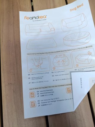 FEANDREA Cama para Perros Bordes Elevados 85x65x21