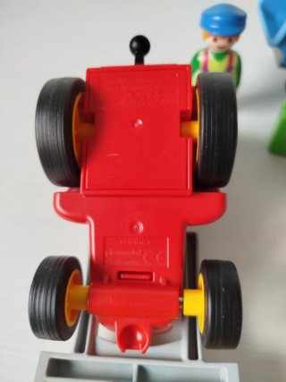Playmobil 123 Tractor con Remolque 6964 COMPLETO