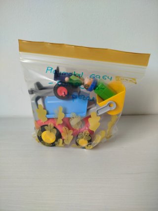 Playmobil 123 Tractor con Remolque 6964 COMPLETO