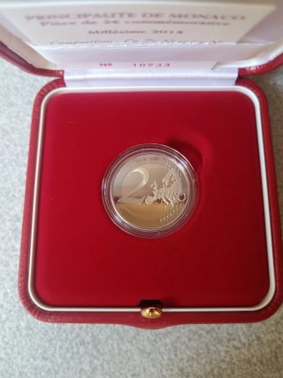 Mónaco 2€ Proof 2018