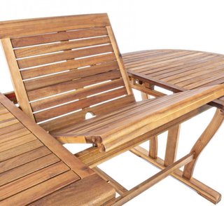 Tavolo da Giardino Allungabile 180/240cm in Acacia