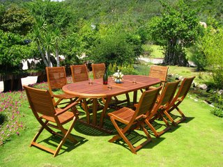 Tavolo da Giardino Allungabile 180/240cm in Acacia