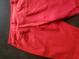 Pantaloni donna elasticizzati rossi
