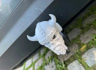 Cubre Bola de Remolque Calavera Vikinga 3D