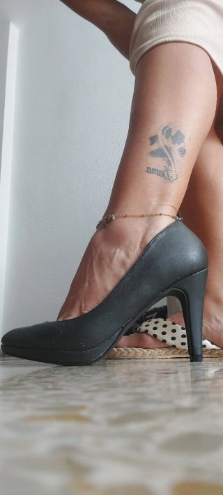Zapatos de tacón negros