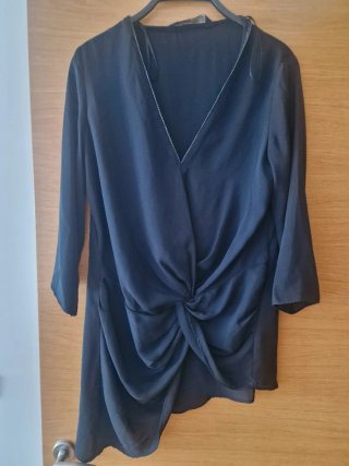 Blusa Negra Zara