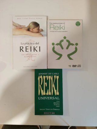 Lote 2 libros+ DVD i CD sobre Reiki