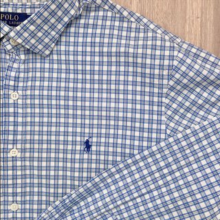 Camisa Polo Ralph Lauren Cuadros Azul XXL