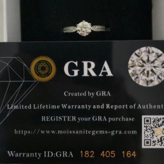 Anillo Plata 925 Moissanita GRA