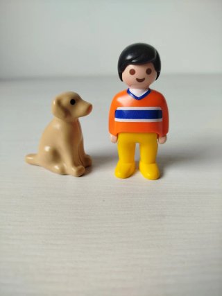 Playmobil 123 Niño y Perro 9256 COMPLETO