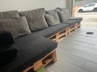 Sofá de Palets Madera