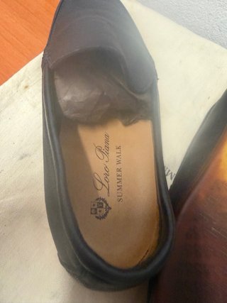 Mocasines Gucci color azul marino casi negro