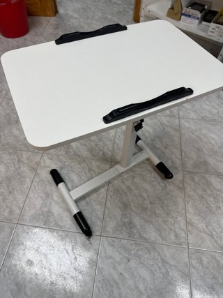Mesa Plegable Ajustable Blanca