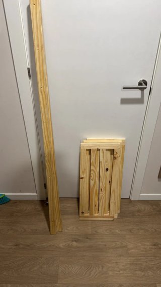 Estantería de Pino de 4 Baldas