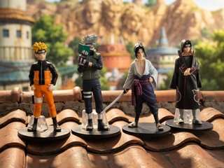 4 Figuras Naruto Banpresto Itachi Sasuke Kakashi