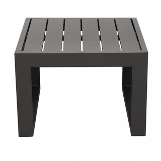 Tavolino da Giardino 45x45cm Quadrato in Alluminio