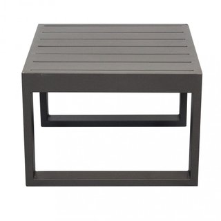 Tavolino da Giardino 45x45cm Quadrato in Alluminio