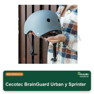 Cecotec BrainGuard casco bicicleta patinete S-M