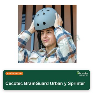 Cecotec BrainGuard casco bicicleta patinete S-M