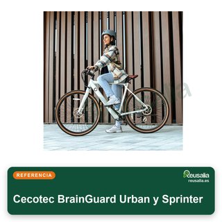 Cecotec BrainGuard casco bicicleta patinete S-M