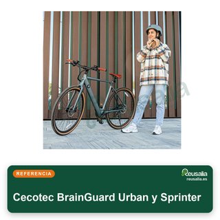 Cecotec BrainGuard casco bicicleta patinete S-M