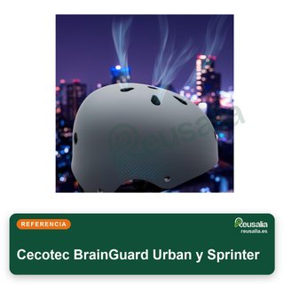 Cecotec BrainGuard casco bicicleta patinete S-M