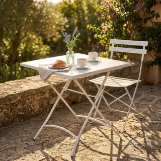 Tavolo Bistrot da Esterno Pieghevole Quadrato