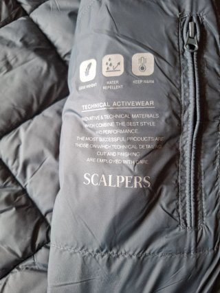 Chaleco Scalpers Gris Talla 16 / 172