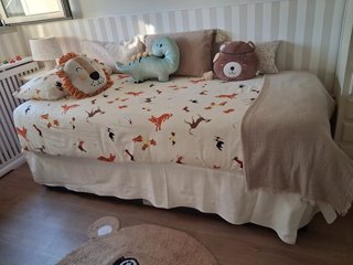 Cama nido con somier, dos colchones 190x90