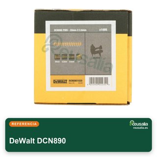 Clavos DeWalt DCN890 2.6x20mm resistentes