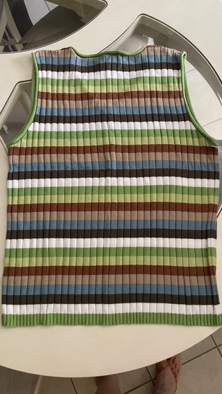 Gilet rigato Maxine