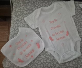 Set de Body y Babero para Bebé