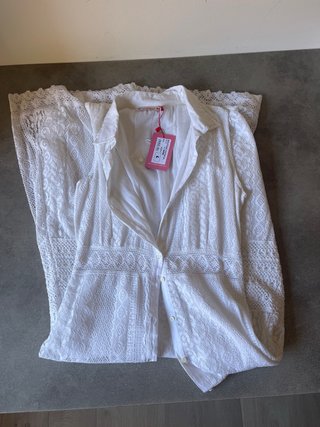 Vestido blanco encaje
