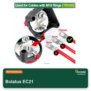 Bolatus interruptor principal batería 12-48V