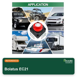 Bolatus interruptor principal batería 12-48V