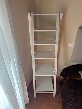 Estantería de Pie Tipo Escalera Blanca