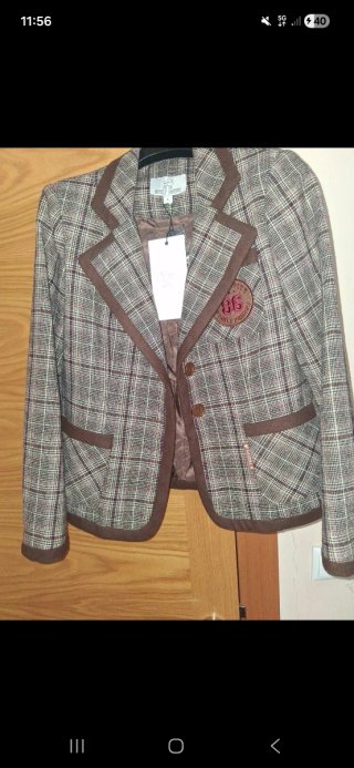 Chaqueta Highly Preppy Cuadros Talla L